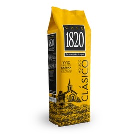 Café 1820 Classic, Premium Costa Rican Ground Coffee, 100% Arabica, Dark Roast, High Altitude Blend with Aroma & Fruity Notes, 18 oz
