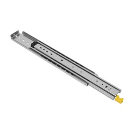 Heavy Duty Drawer Slides 60" - Heavy Duty Drawer Slides w/Lock Pair Ball Bearing Full Extension Slides - 3 Section Drawer Tracks and Runners 450 lb Load Capacity Side Mount 1 Pair