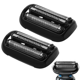 2PCS Ersatzkopf für Braun Series 5 Elektrorasierer – Einfaches Anbringen, sanfte Rasur, kompatibel mit Rasierern der neuen Generation Series 5/6 – Perfekt für die tägliche Pflege und unterwegs