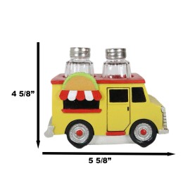 Ebros Gift Taste Of Mexico Tex-Mex Fiesta Taco Food Truck Salt And Pepper Shakers Holder