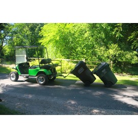 American-Made Premium Single Can Ball Mounted Garbage Hook with Can Coupler - by Garbage Commander