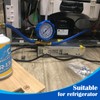 Refrigerator Freon Recharge Hose Kit-R134a R12 R22 Fridge Recharge Tool