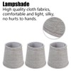 6Pcs Lampshade Modern Light Cover Fabric Inner Film European Style