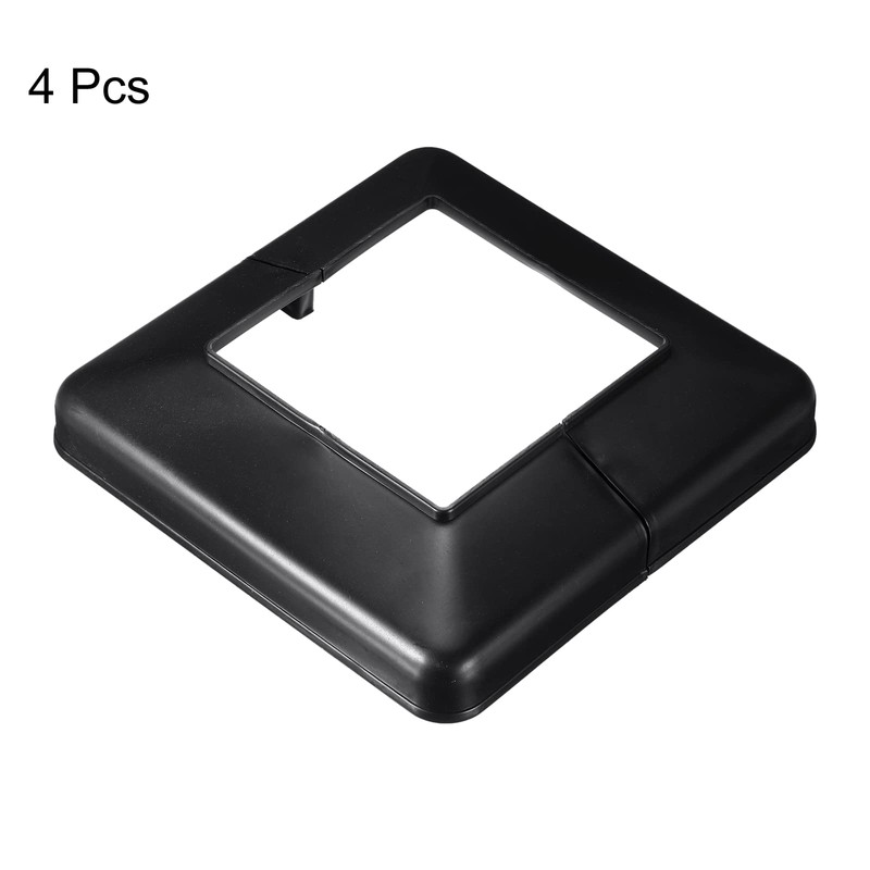 sourcing map Post Skirt, 4pcs 100x100mm/3.94x3.94" Plastic Split Style Post
