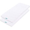 Biloban Waterproof Bassinet Mattress Pad Cover 2 Pack, Ultra Soft