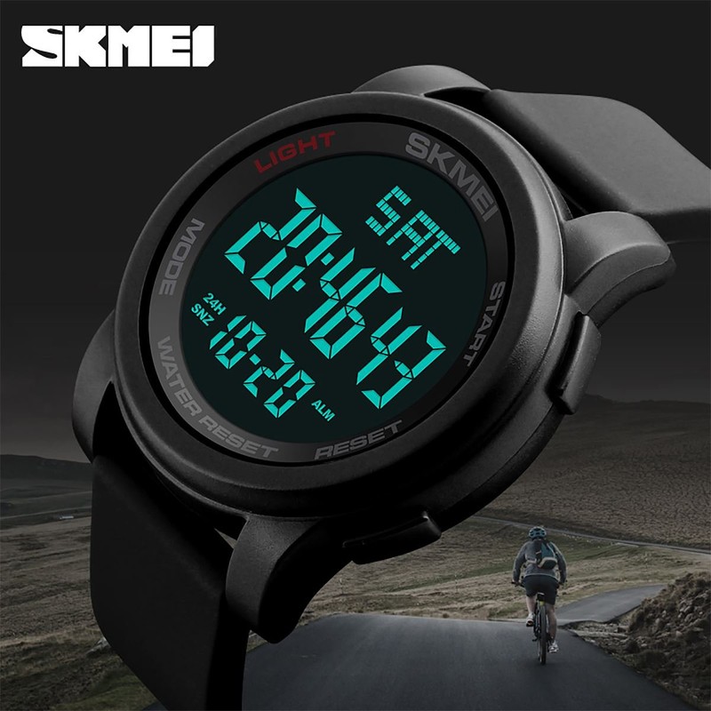 SKMEI Mens and Teenagers Large Display Digital Watch 50 Water