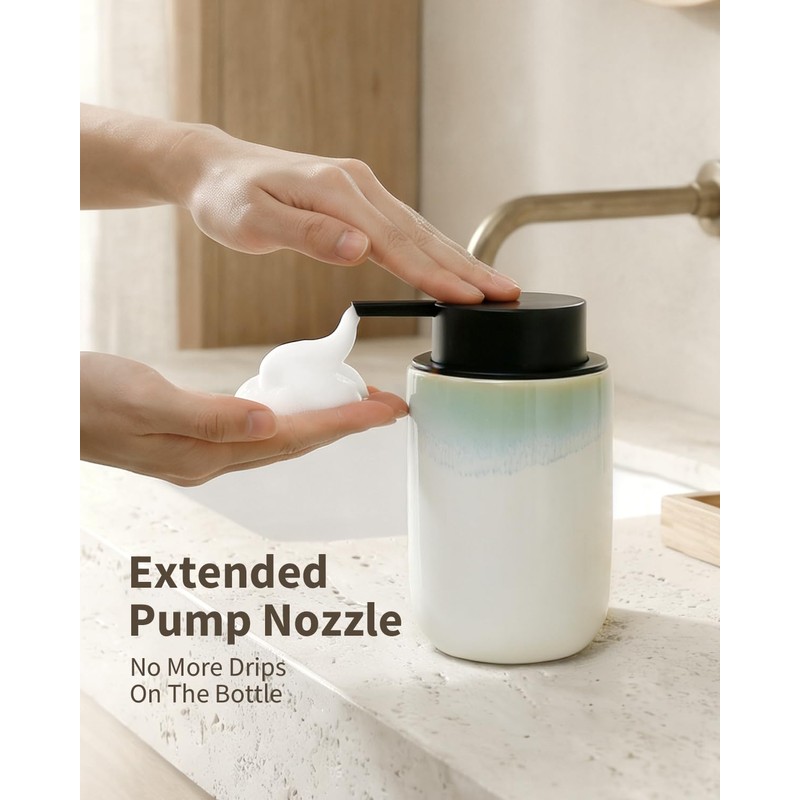 BosilunLife Foam Soap Dispenser, Hand Pump Dispenser for Kitchen Sink