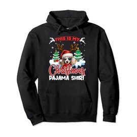 Family Matching Xmas Reindeer Poodle Christmas Costume Pullover Hoodie