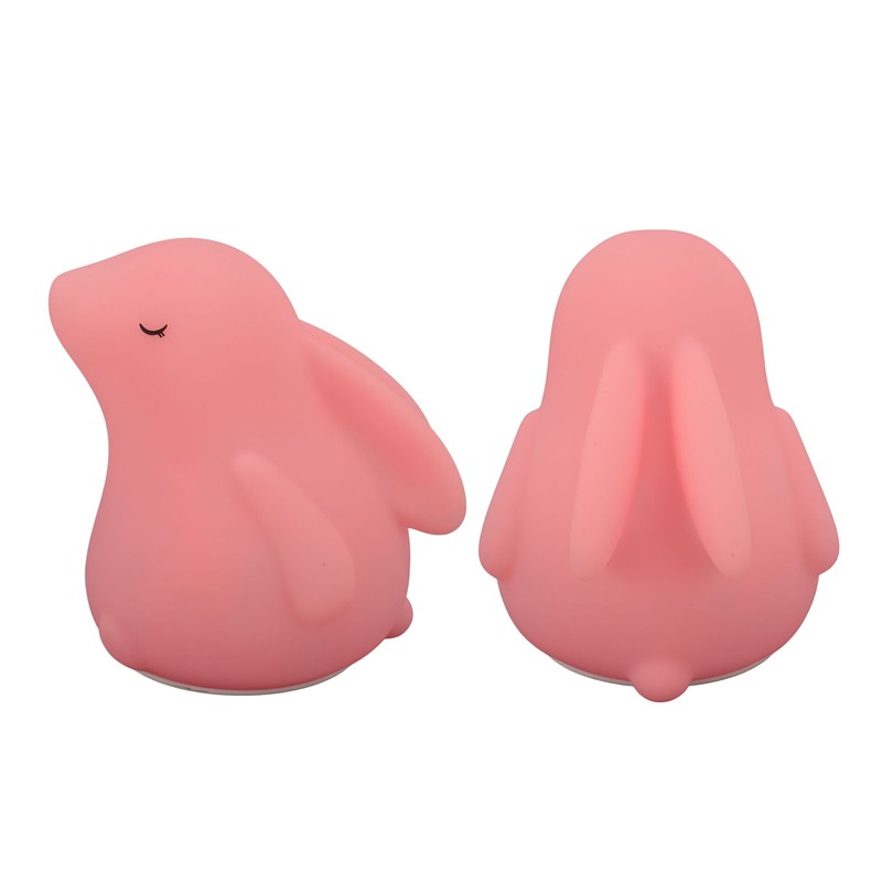 Baby Rabbit Night Light USB Rechargeable 7 Color Changing Toddler