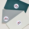 24 x 40mm Round 'I Love My Girlfriend' Stickers (SK00070610)