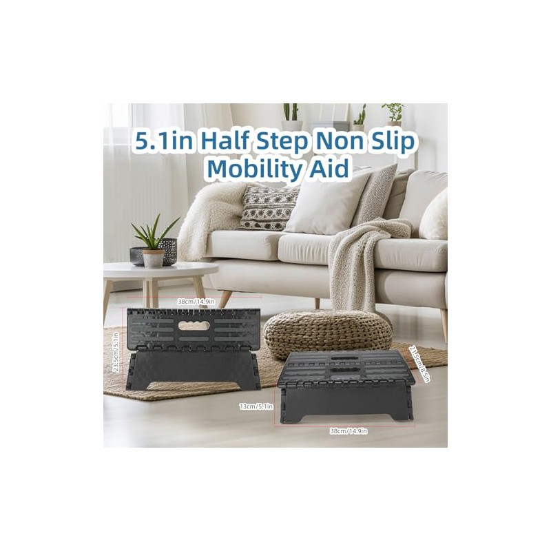 Folding Step Stool Step Stool Holds Up to 300 lb