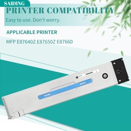 SAIDING Remanufactured W9050MC Black Toner Cartridge Replacement for Color Managed MFP E87640Z E87650Z E87660 Printer(54000 Pages)