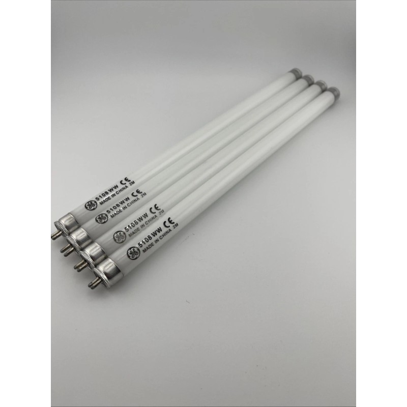 GE 4 Pack GE F8T5 WW T5 8W Warm White