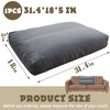 Shredded Foam Sofa Back Cushions Replacement Soft Couch Pillow Insert