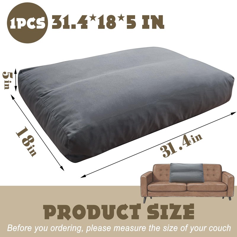 Shredded Foam Sofa Back Cushions Replacement Soft Couch Pillow Insert