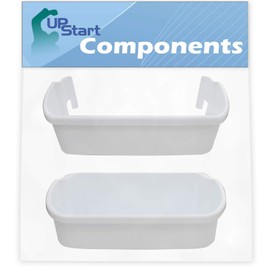 240323001 & 240356401 Refrigerator Door Bin Replacement for Frigidaire FRS6R5ESBP Refrigerator - Compatible with 240323001 & 240356401 White Door Bin - UpStart Components Brand