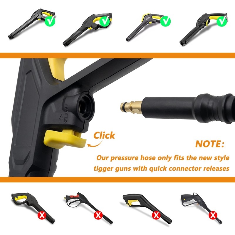 Fai Top 6M Karcher Replacement Pressure Washer Hose for Kärcher