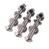 KOSJETHAS 10 Sets 1/4-20 x 1-1/2" Button Head Socket Cap