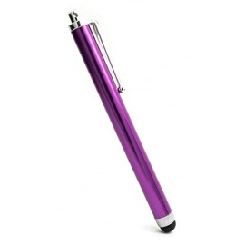 SYSTEM-S Stylus for Tablet Smartphone Laptop Surface Aluminium Purple