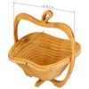 bremermann Foldable Fruit Basket Apple Design Bamboo Approx. 26.7 x