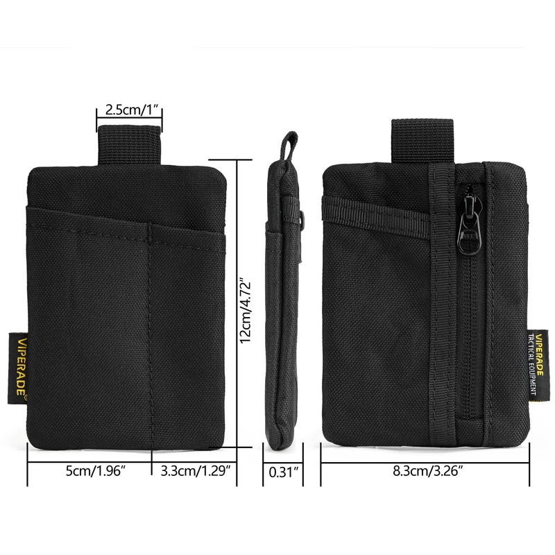 VIPERADE VE29 EDC Pouch, Pocket Organizer with 3 EDC Pocket