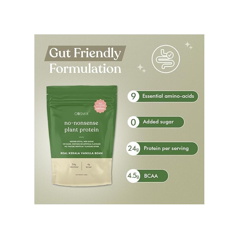  No Nonsense Plant Protein | Organic Pea & Brown