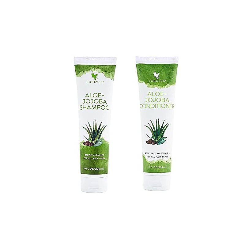 Forever Living Aloe-Jojoba Shampoo and Conditioning Rinse Twin Pack