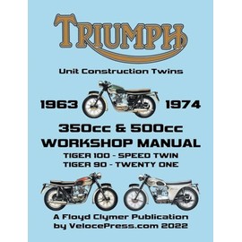 TRIUMPH 350cc & 500cc UNIT CONSTRUCTION TWINS 1963-1974 WORKSHOP MANUAL