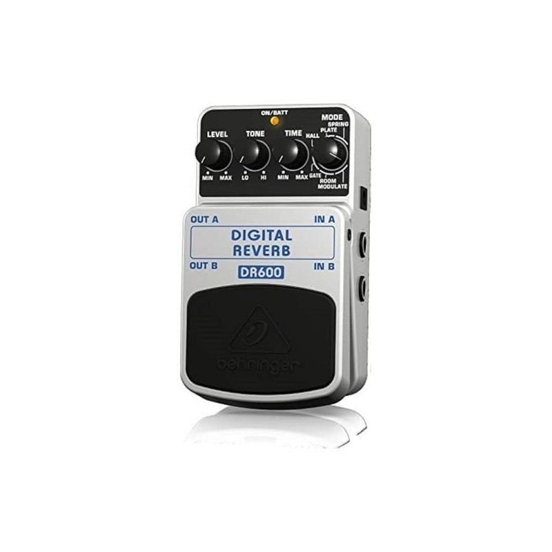 Behringer DIGITAL REVERB DR600 Digital Stereo Reverb Effects Pedal