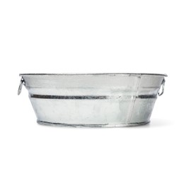 Behrens, Silver 102LFT 2 Qt. Hot Dipped Steel Low Flat Tub, 2 Quart
