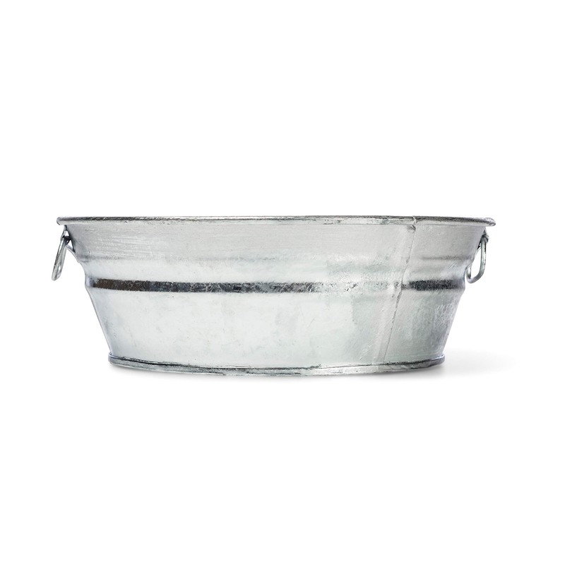 Behrens, Silver 102LFT 2 Qt. Hot Dipped Steel Low Flat