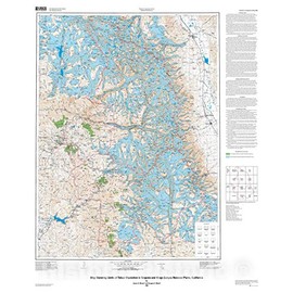 Historic Pictoric Map : Map Showing Limits of Tahoe Glaciation in Sequoia and Kings Canyon National Parks, California, 2008 Cartography Wall Art : 20in x 24in