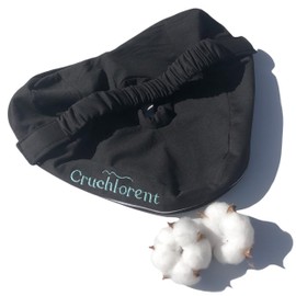 Cruchlorent - Replacement Cushion Cover for Black Heart Knee Pillow