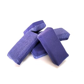 Chanllenwil Saver Coating Applicator Pad 6 Pack Combo, Dual Sided Pearl Cloth Microfiber Suede Ceramic Coating Applicator Sponge with Plastic Barrier, Ceramic Spray Coating, Applying Wax, Sealants