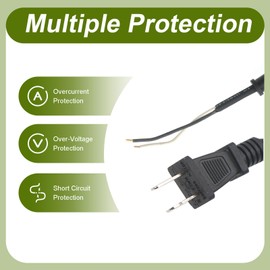 664463-0 Replacement Power Cord (2X14X8 Sj) for Makita Circular Saw Polishing Sanding Machine and Power Tools Heavy Duty Cord Replacement Parts 9.8FT