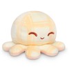 TeeTurtle - The Original Reversible Octopus Plushie - Tan Plaid