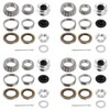 Racewill 4 Sets Trailer Hub Wheel Bearing Kit - Inner