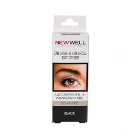 Eyebrow Colour 15 ml with Oxidant 20 ml Long-Lasting and Natural Look (Black)