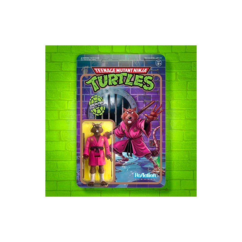 SUPER7 ReAction Action Figure - TMNT W2 Splinter
