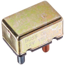 Bussmann CBC-10 Circuit Breaker (Type I Heavy Duty Automotive with Stud Terminals - 10 A), 1 Pack