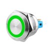 Larcele 22 mm Waterproof Pressure Switch with 12 V Indicator