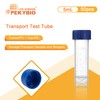 PEKYBIO Sterile Plastic Graduated Test Tubes 5ml Sample Storage Container