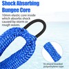 Boat Docking Lines with Clip- 2ft Shock Absorbing Boating Mooring