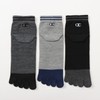 Champion CMSCX302 Socks (3 Pairs) Antibacterial Deodorization Non-Pile, 5 Toe