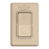 Leisure LED Modern Single SPST On-Off Switch with Bezel, 12-Volt,