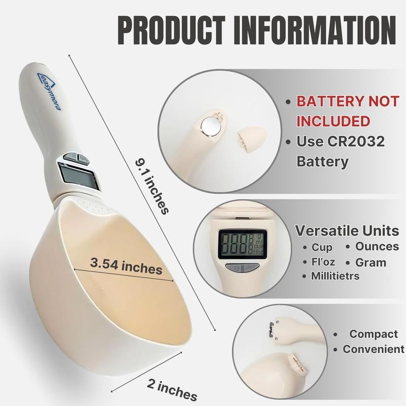 Digital Measuring Spoon Scale – High Precision with LCD Display