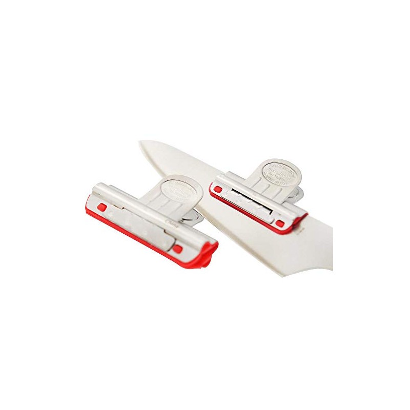 GLOBAL 504 Whetstone Guide Rails Ceramic Whetstone Accessories, Stainless Steel,