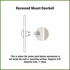 Waterwood Music Note Doorbell in Pewter Environment Friendly Solid Recycled