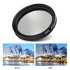 37mm Circular Polarizer Lens Filter with Adapter Ring Protective Cap