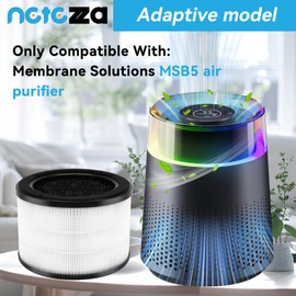 MSB5 Filter Replacement for Membrane Solutions Filter MSB5, Compatible with Membrane Solutions Air Purifier MSB5, 4 Pack